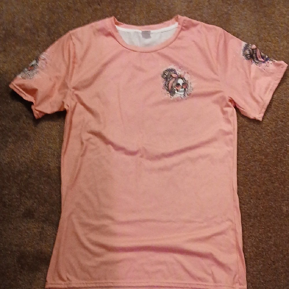Womens Pink Graphic T-Shirt